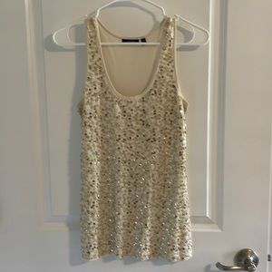 Apt. 9 Sequin Sleeveless Top Size Medium